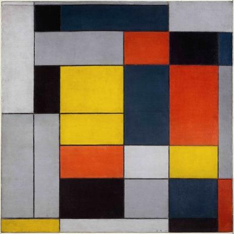 Piet Mondrian - No. VI / Composition No.II 1920 [Tate Liverpool]